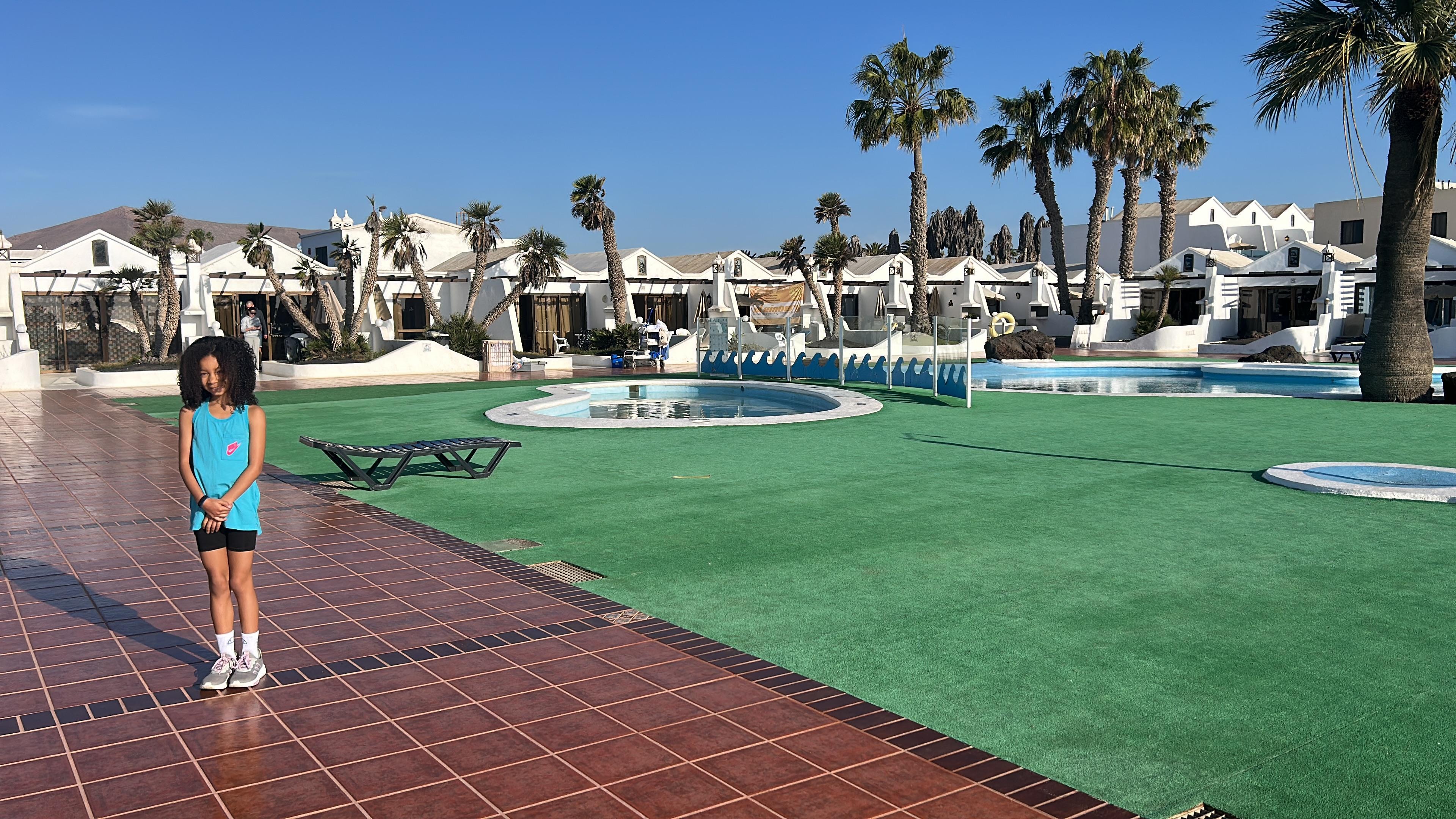 Kids pool and playground 