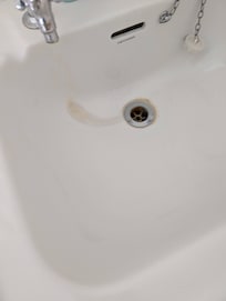 Rust in the sink.