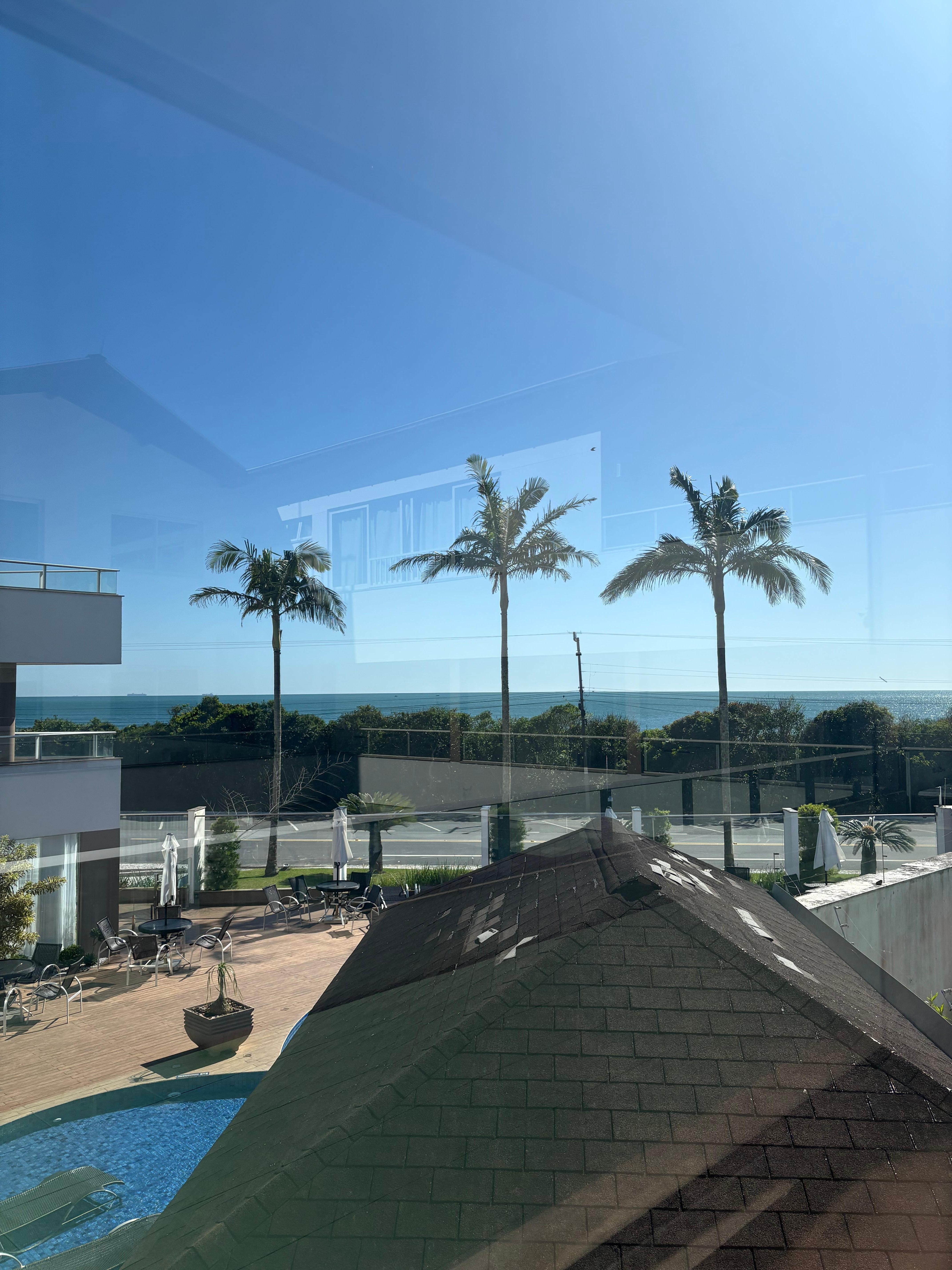 Vista da porta do quarto