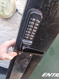 Door lock missing