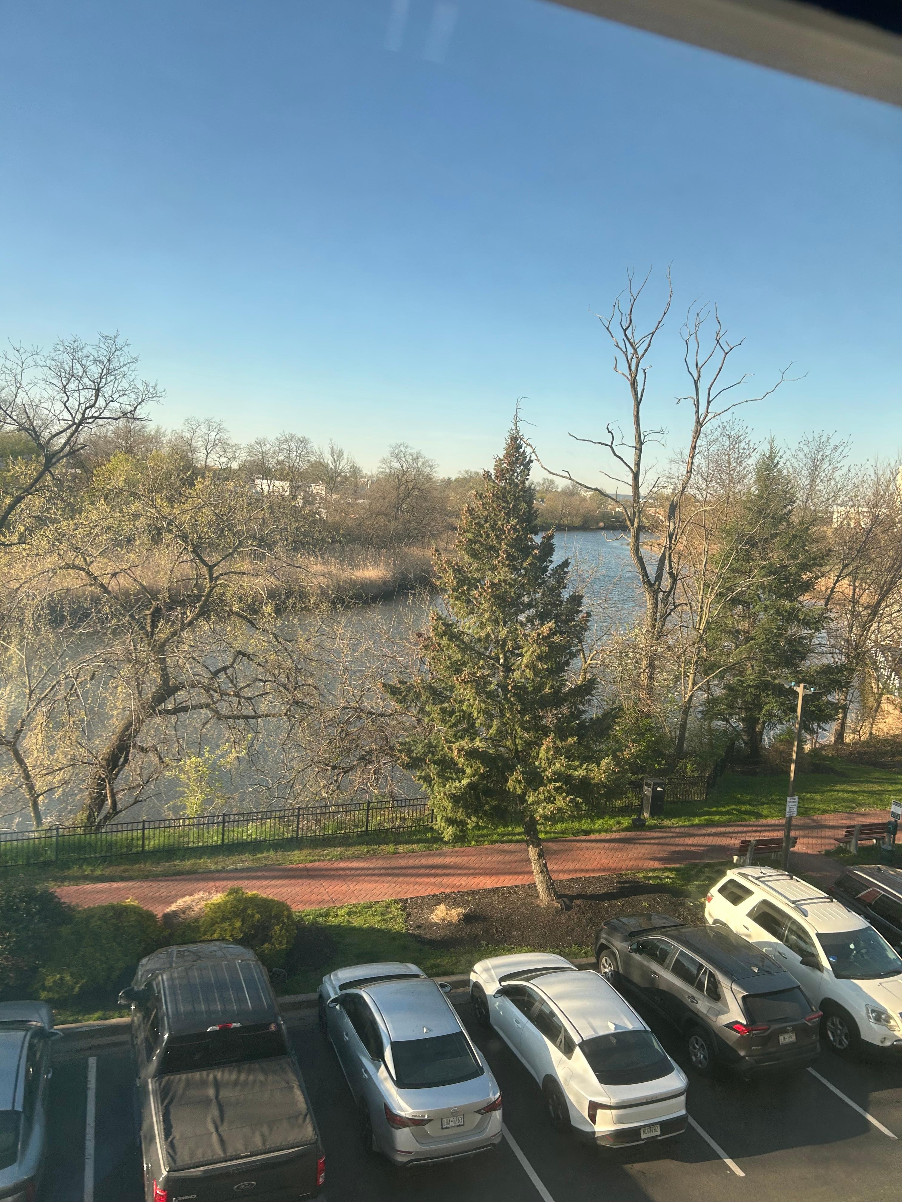 View from the elevator!