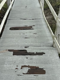 Board walk unsafe