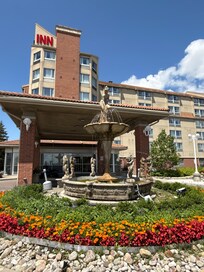 Hotel’s front entrance