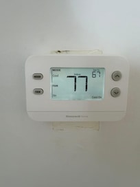 No working air conditioning unit