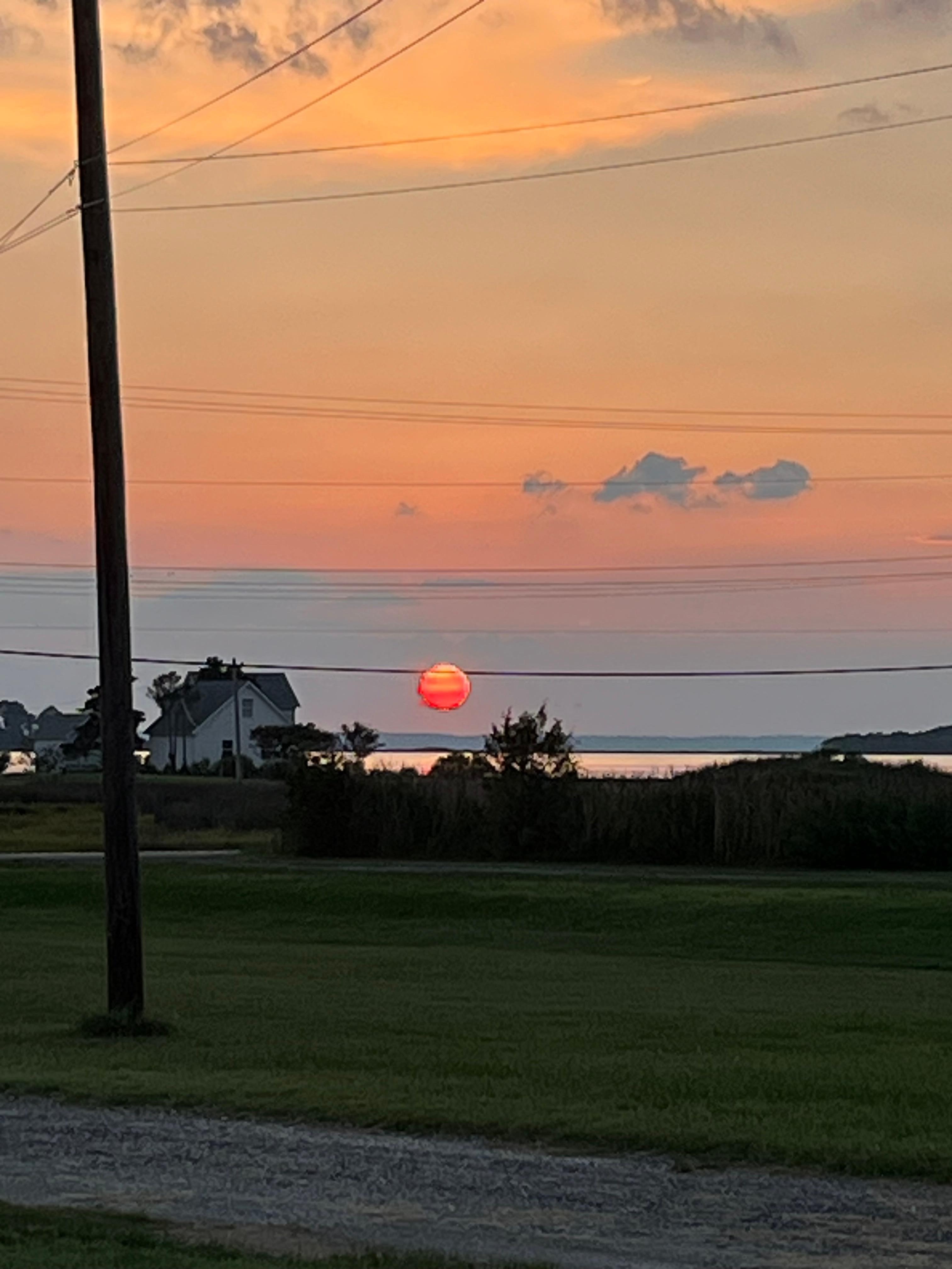 Sunset from front porch