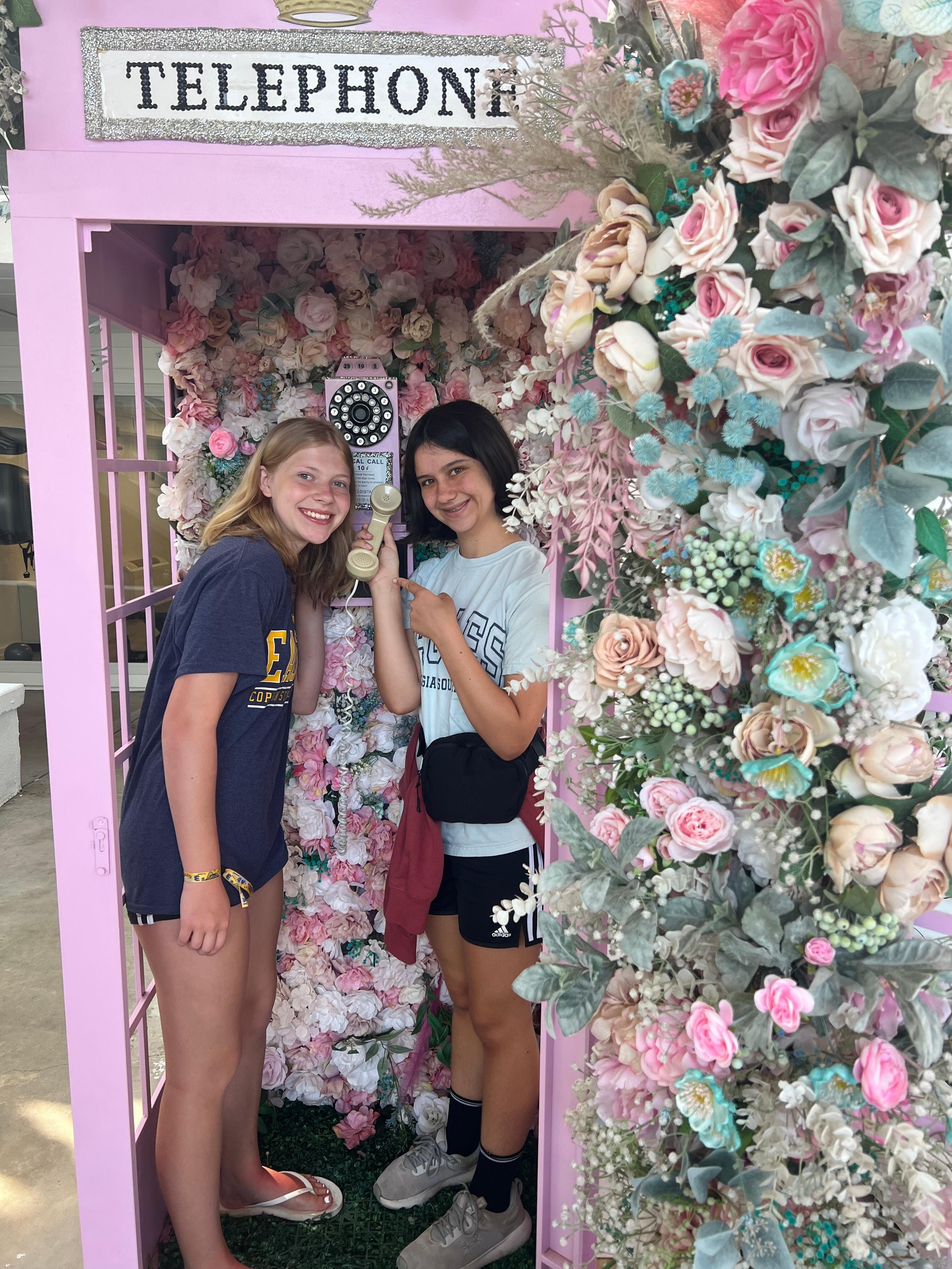 Cute little photo op outside the lobby.