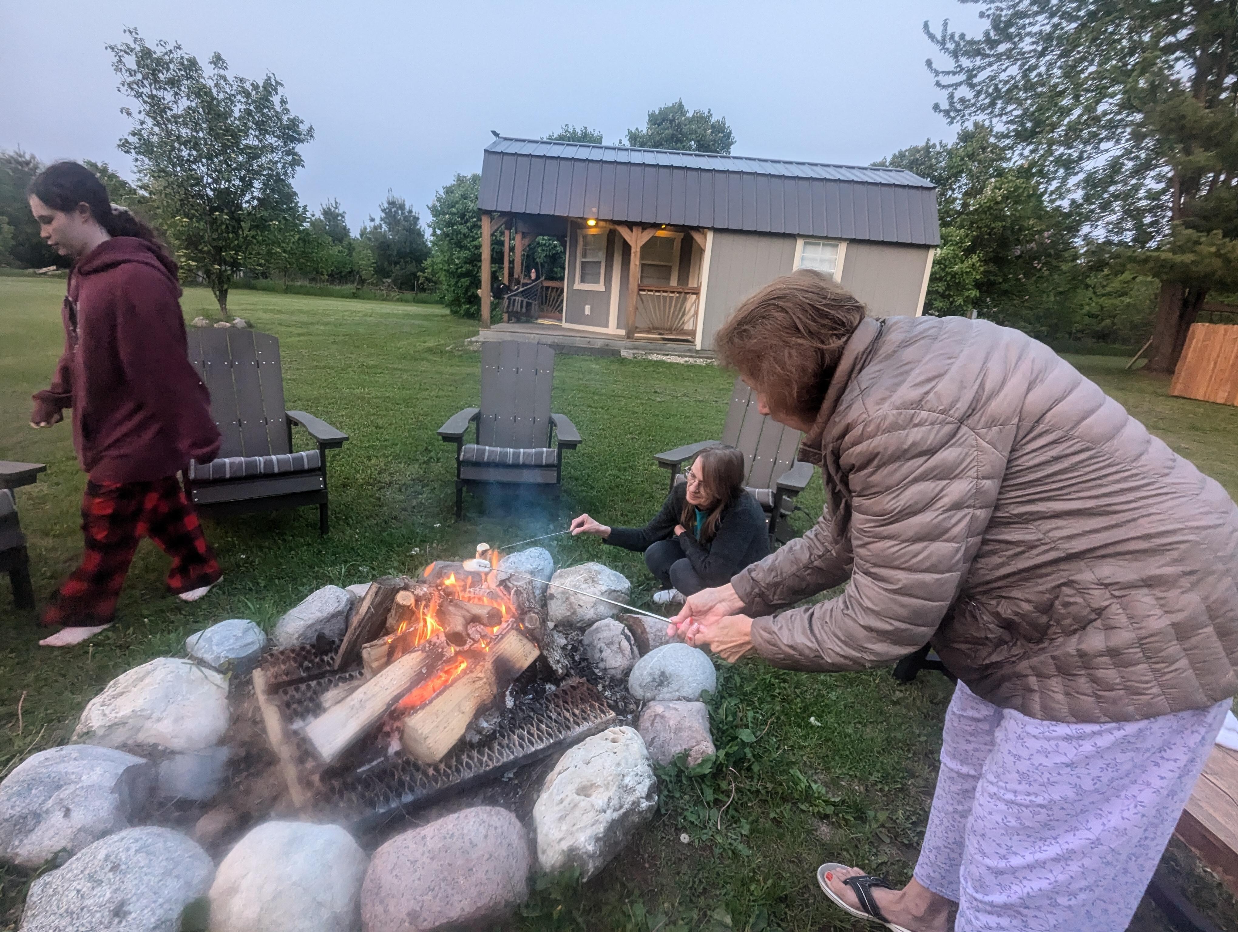 A little smores kit left from the owner was a sweet surprise!