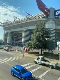 View from hotel window on 1st floor room 115