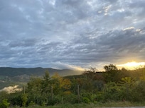 View from the pool area