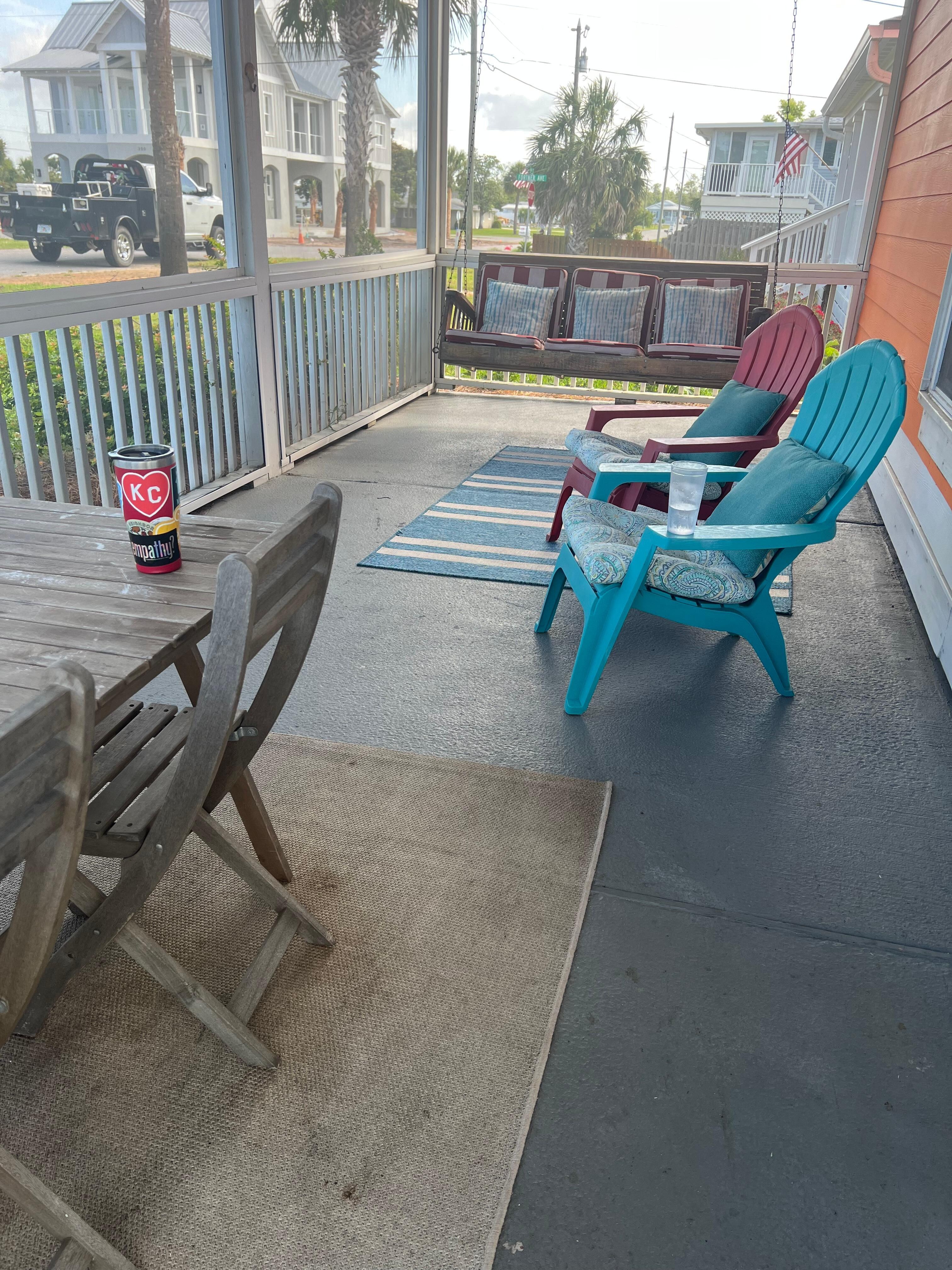 Screened-in porch