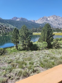 A partial picture of the view from the balcony.