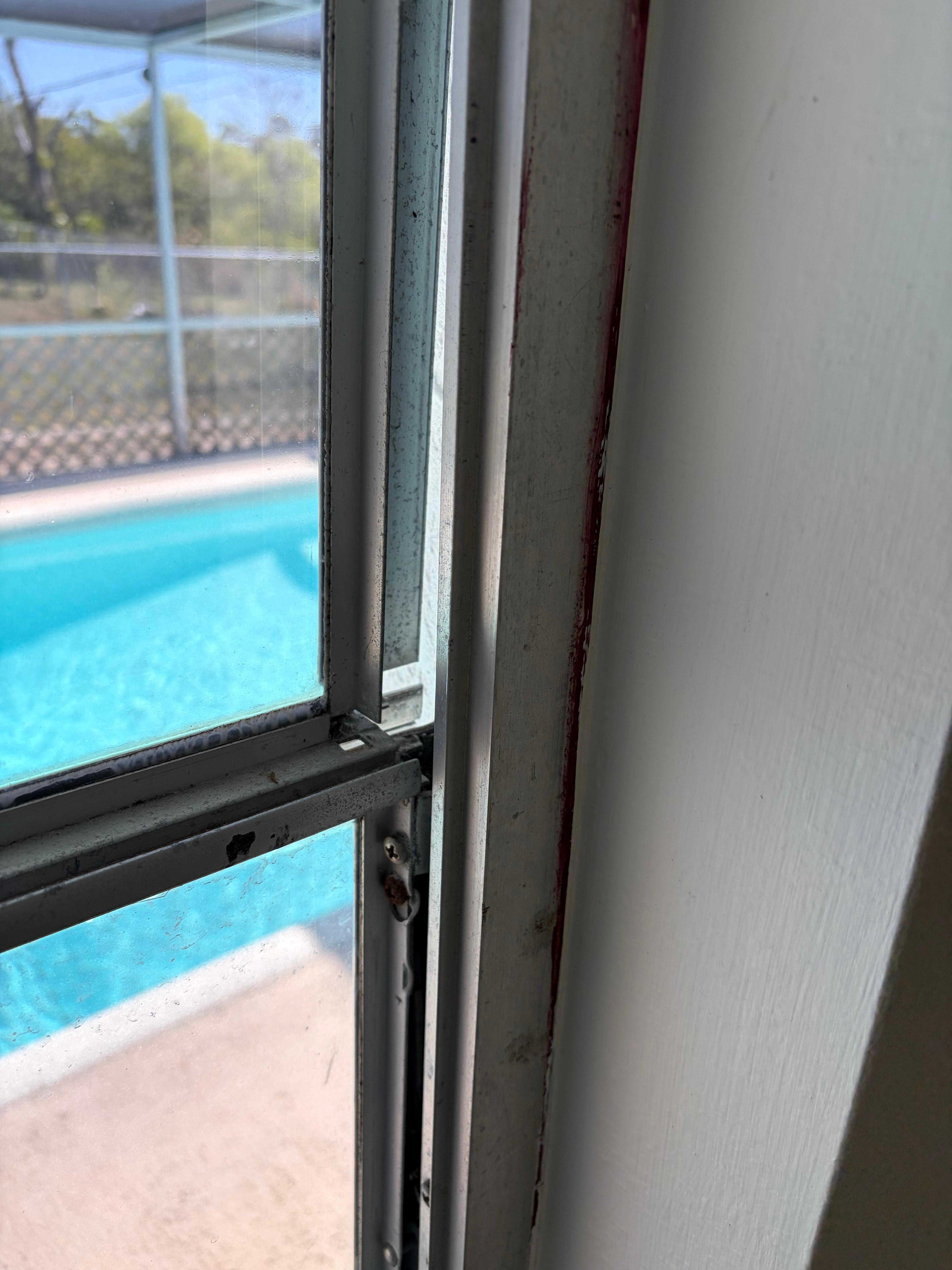 Broken kitchen window 