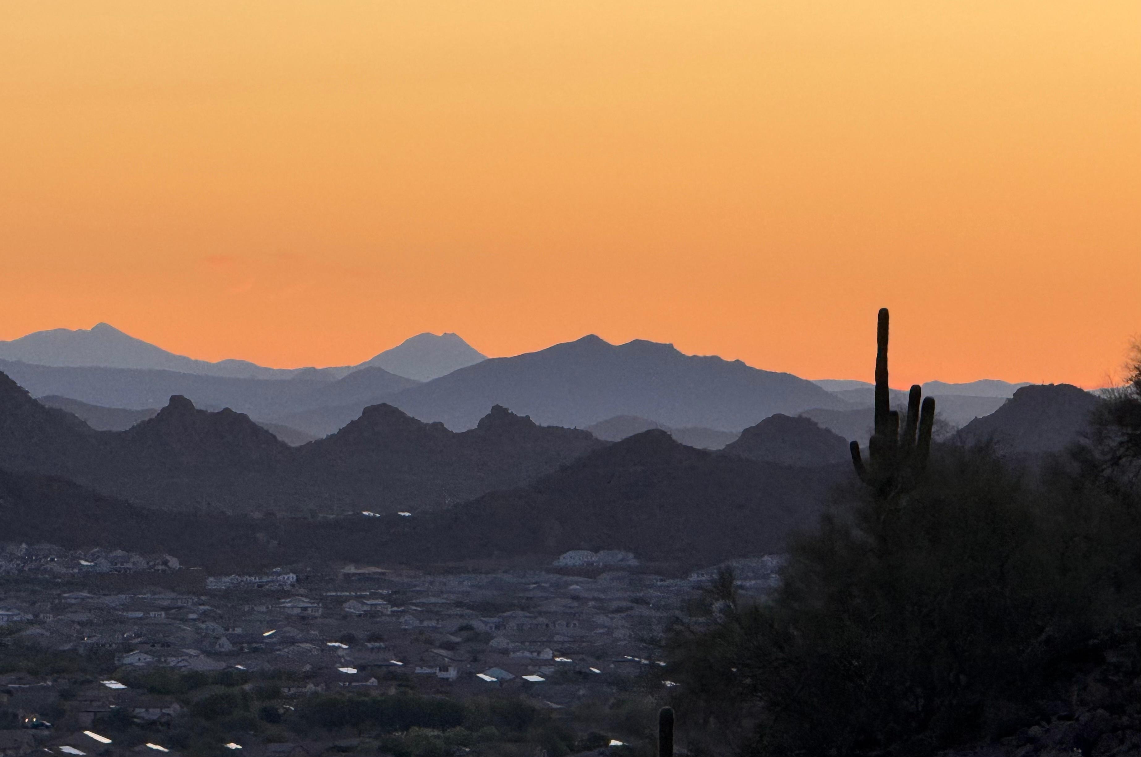 Sunrise at Sunrise Mtn in Peoria