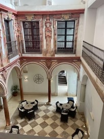 lobby of the hotel