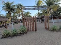 De frente para o mar