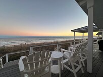 View from the spacious deck.