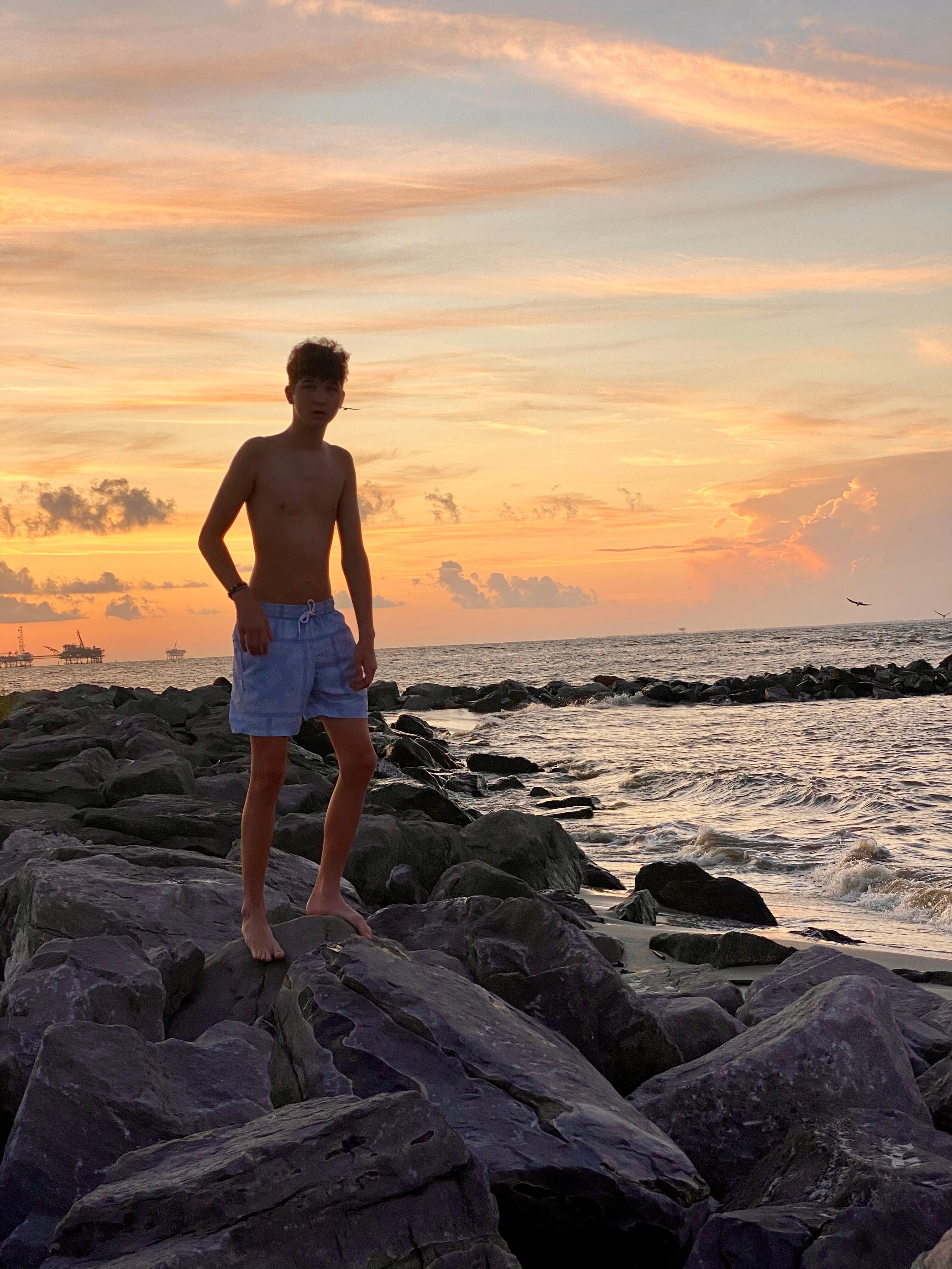 Sunrise photo op right up the road