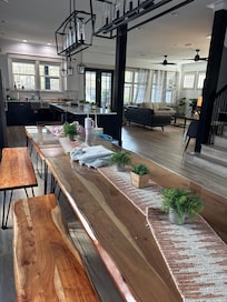 Dining room and open floor plan