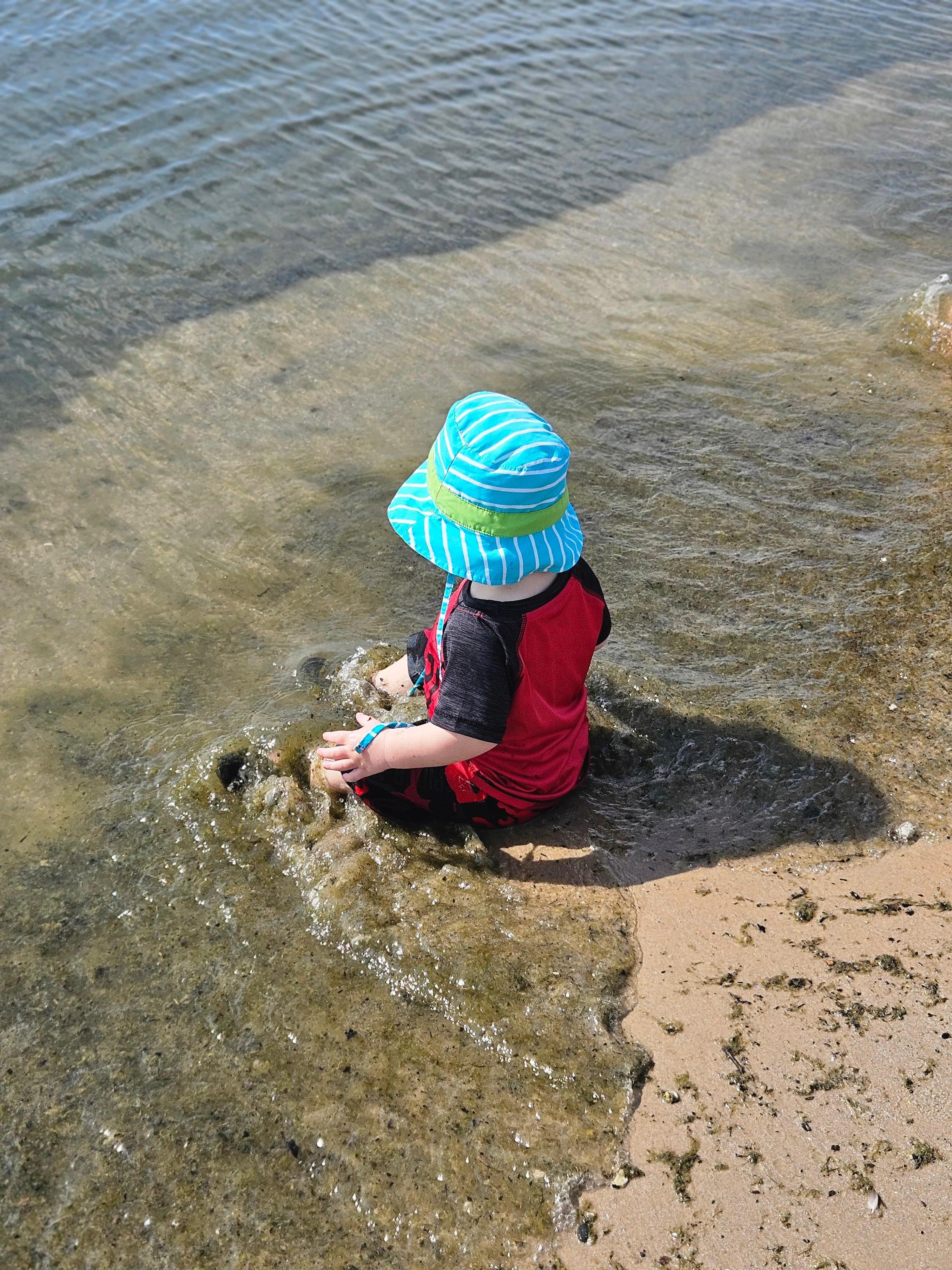 Beach a couple blocks from the house