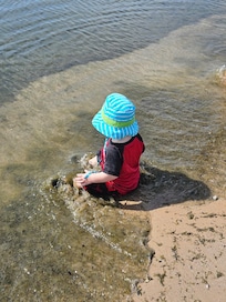 Beach a couple blocks from the house