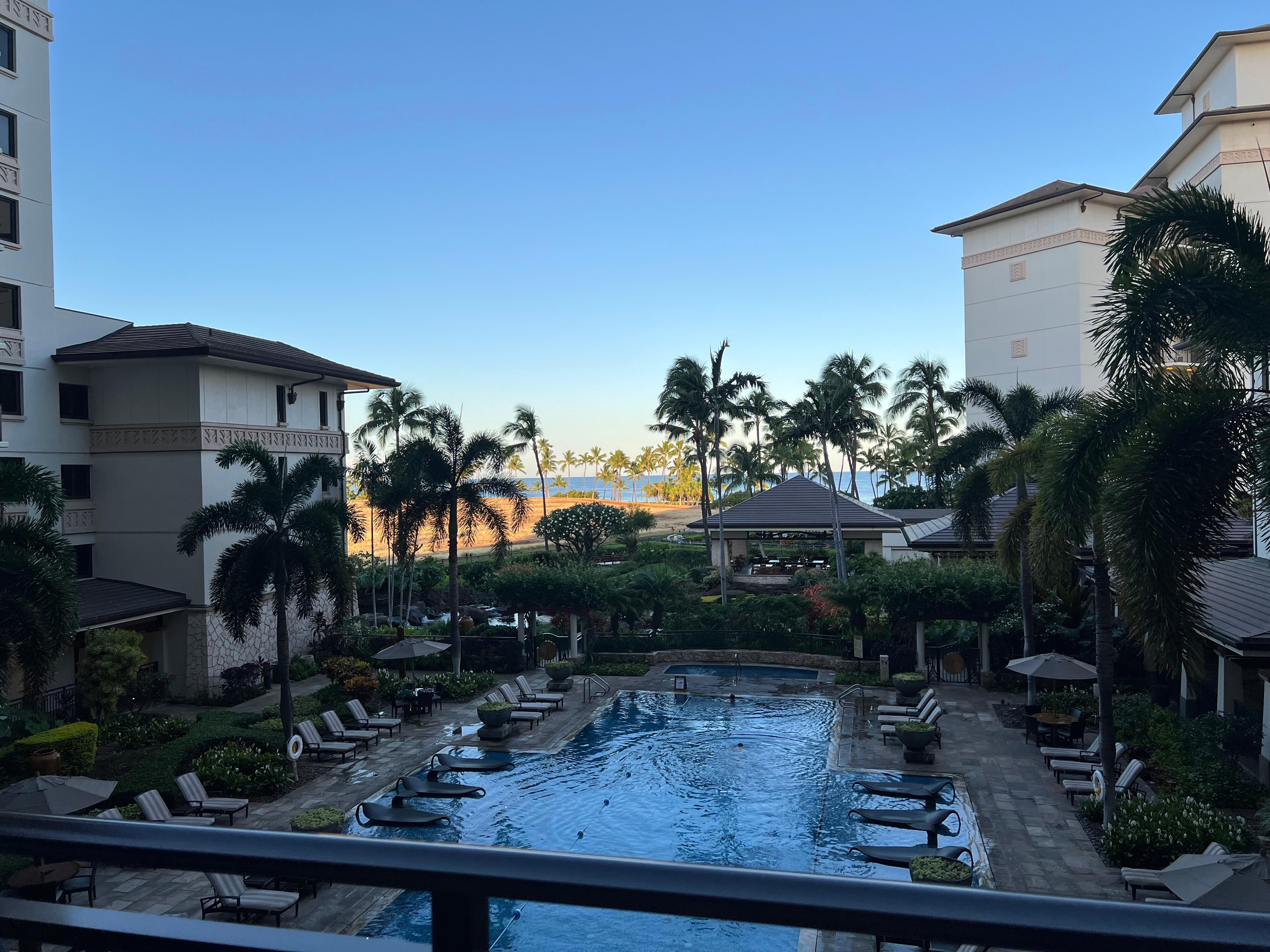 Great view! Very peaceful to sit out on the balcony!