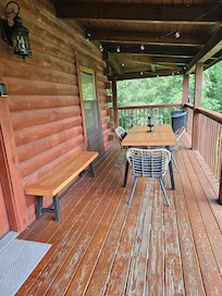 Back deck.