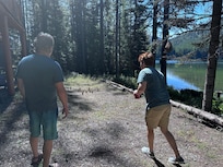 Found a favorite yard game to play!