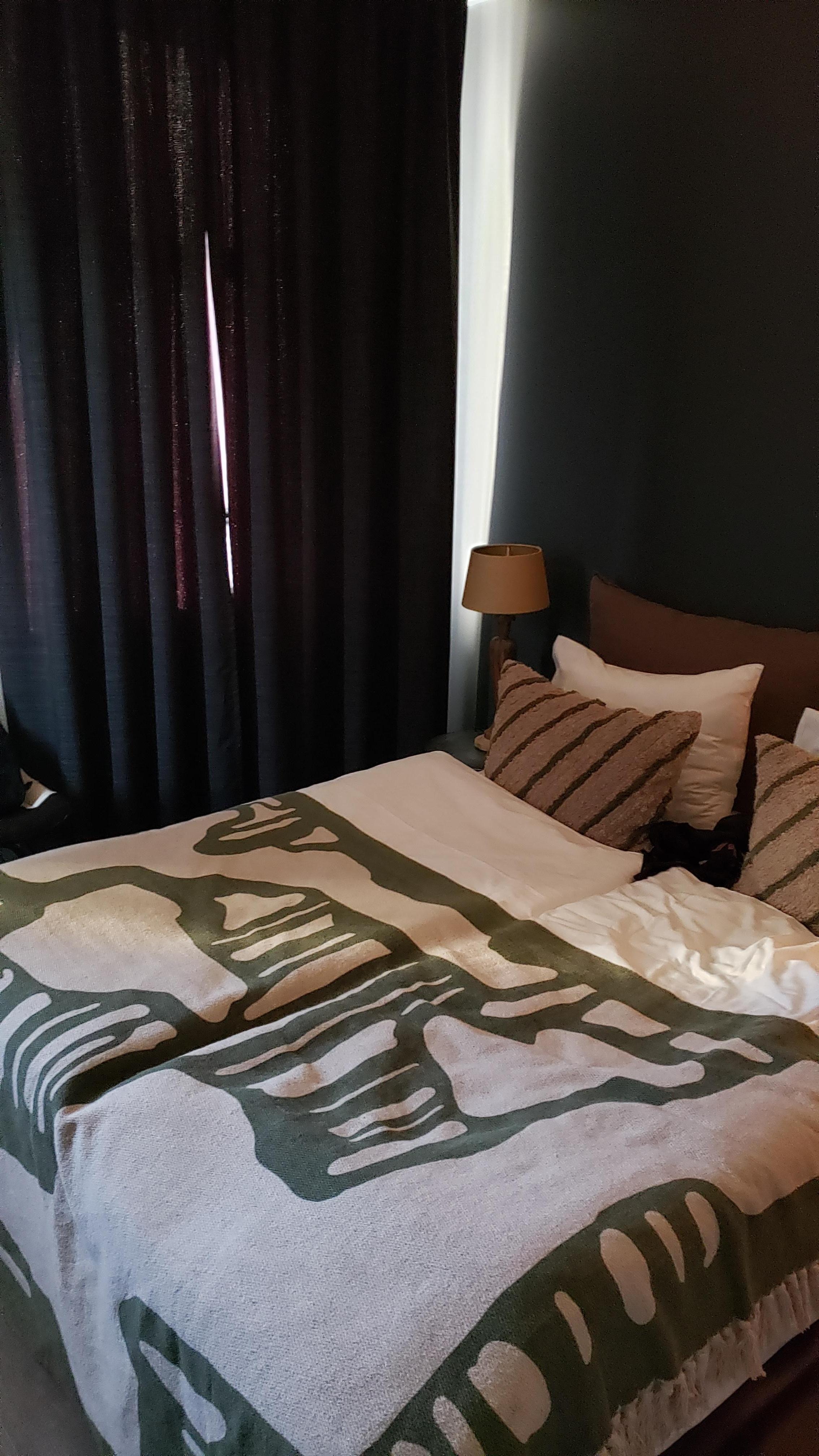 Really cute room amd cozy. Blackout curtains were a welcome touch.