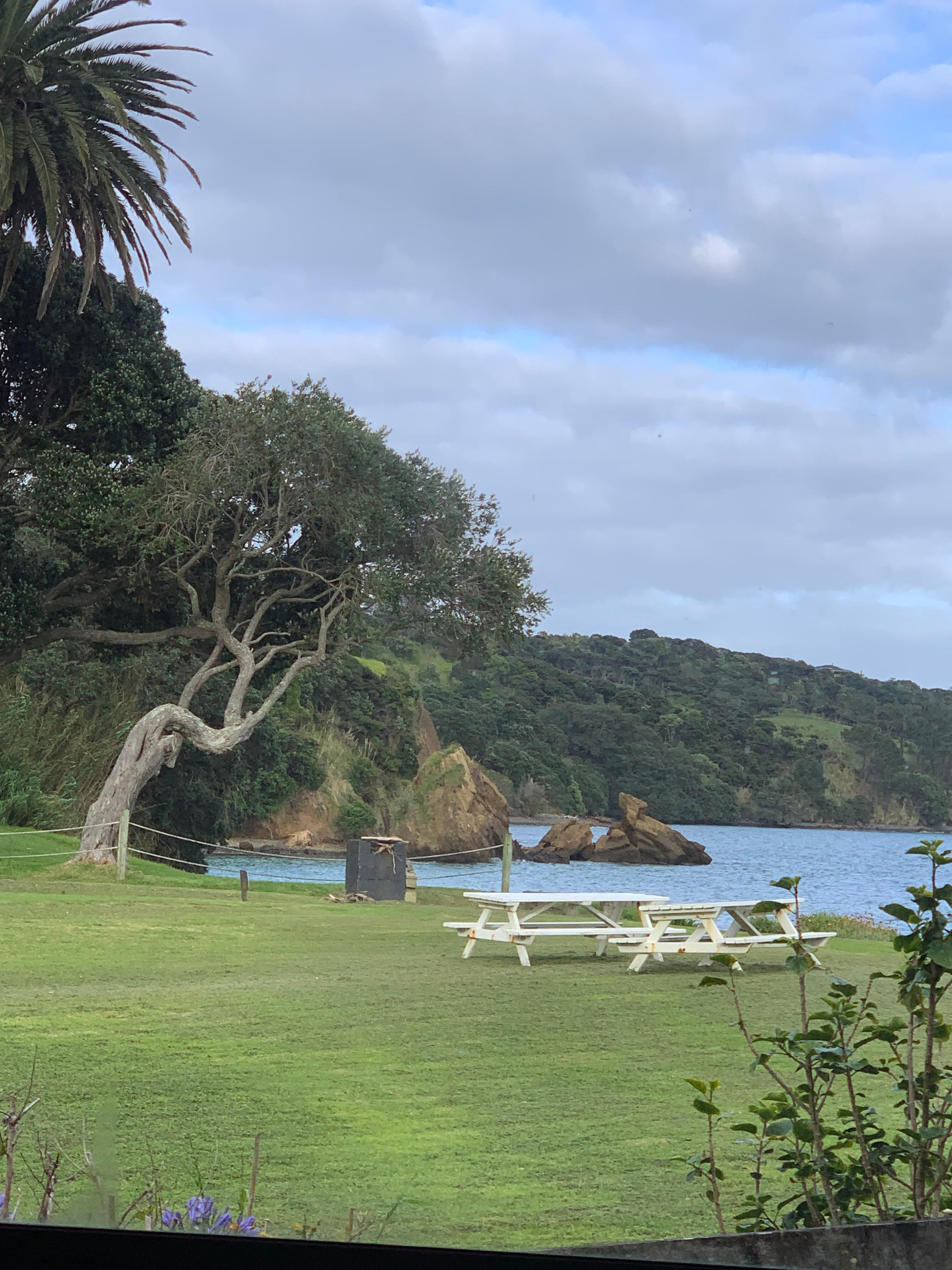 View from our room at The Sands Hotel 