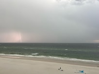 A storm rolled through with very high winds and lightning one night