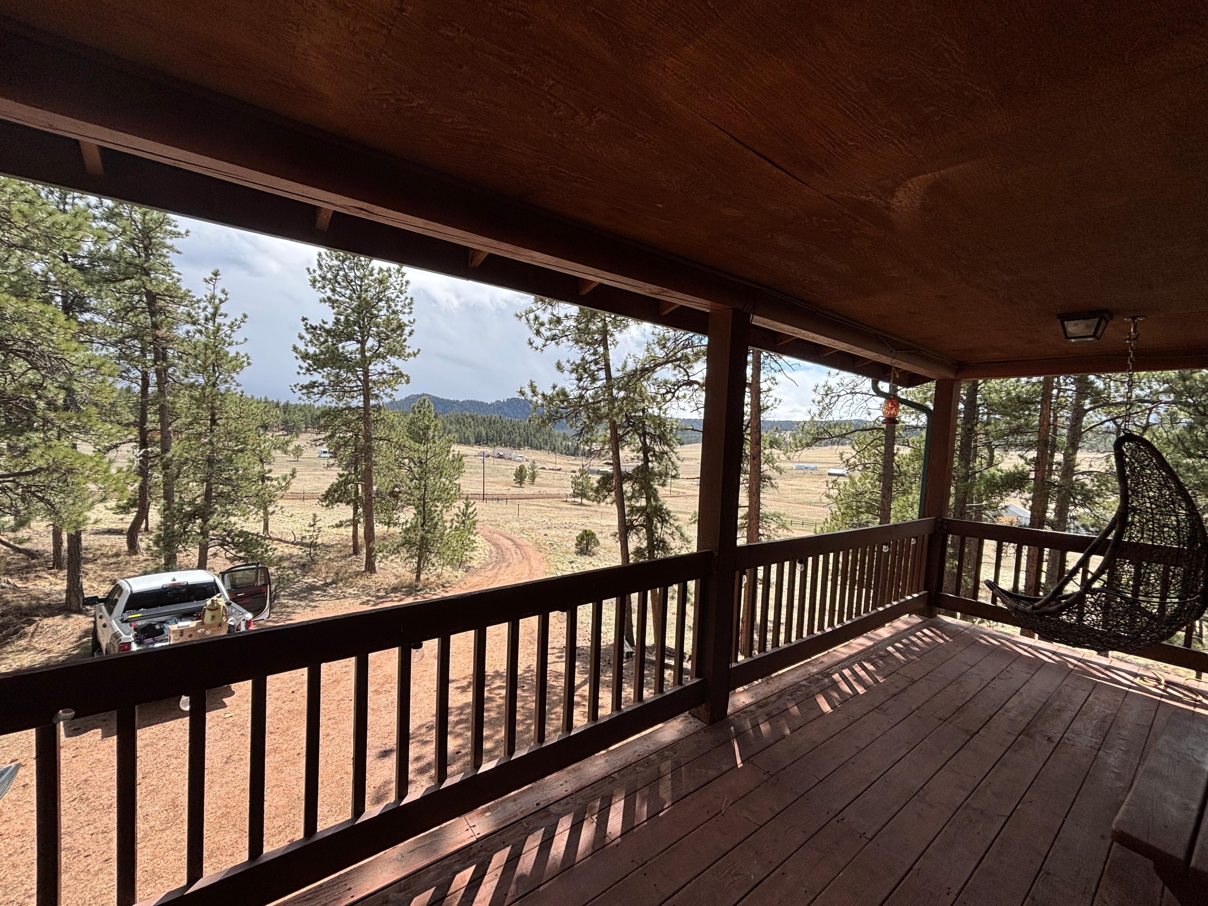 View from the balcony. 