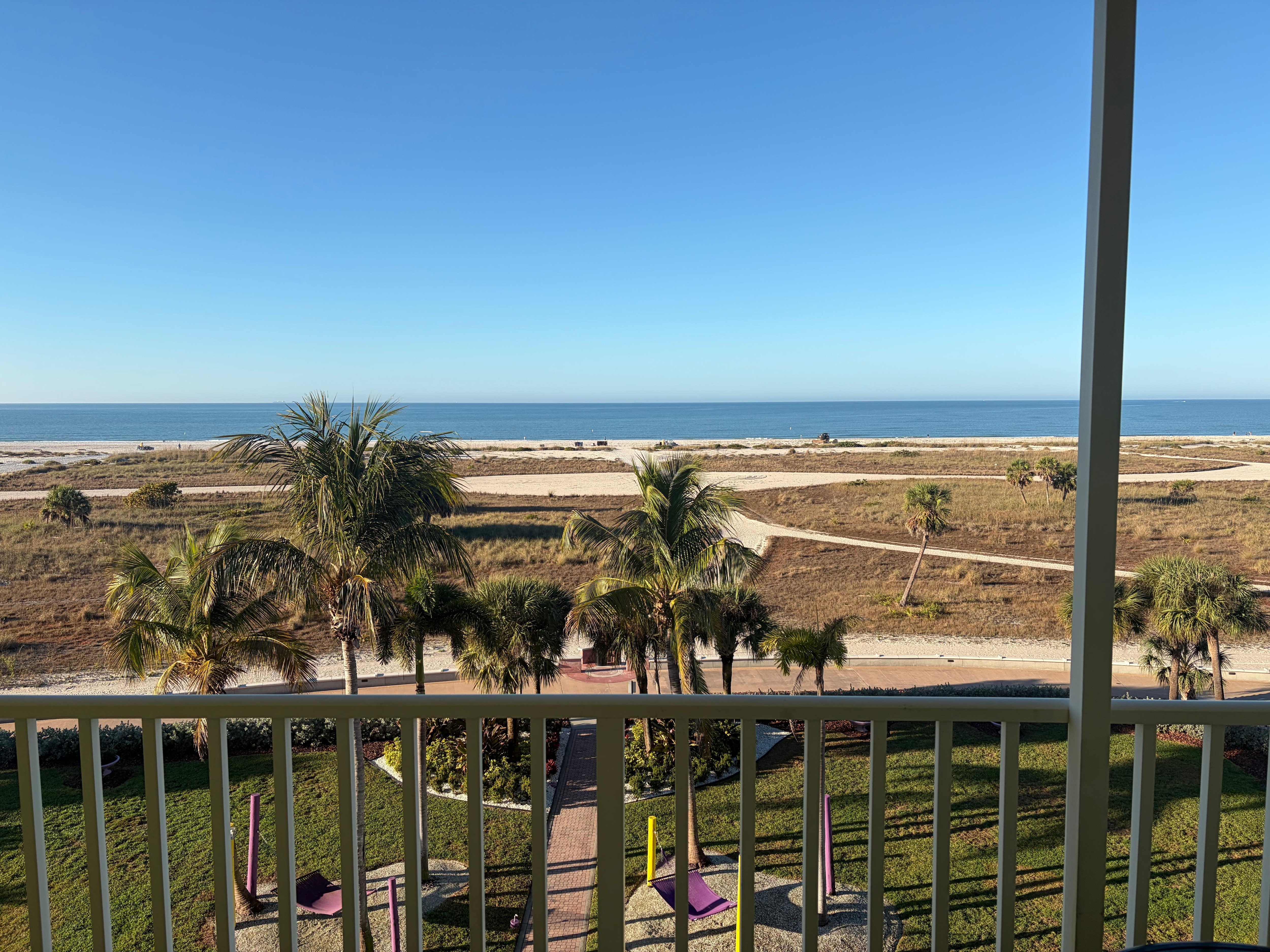 View from the balcony