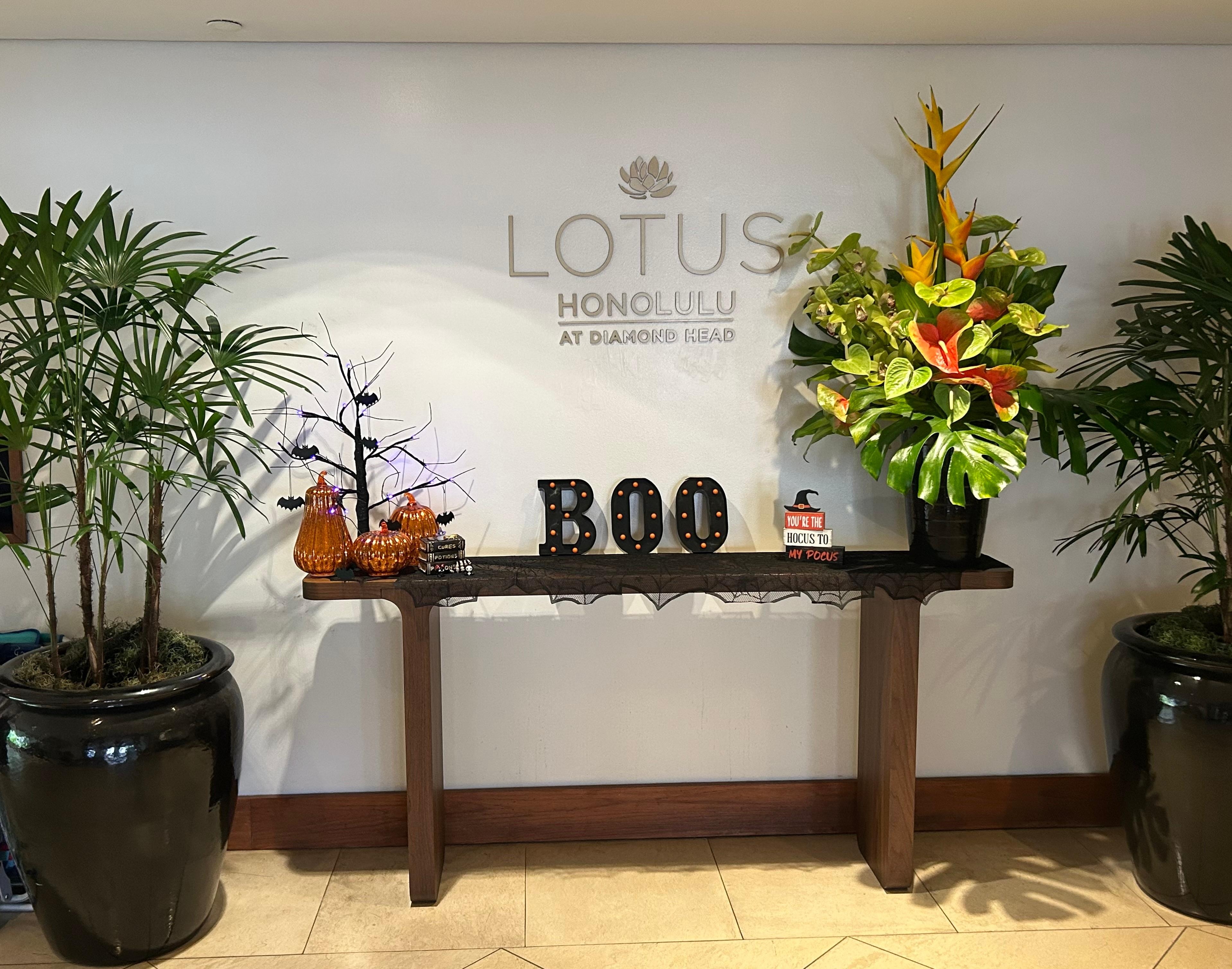 Nicely decorated entrance 