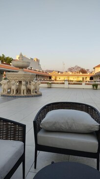 Es la terraza superior del hotel