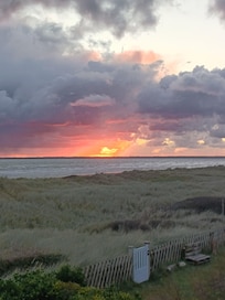 Levé du soleil vu de la chambre