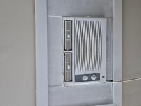 Old air conditioner not even in properly