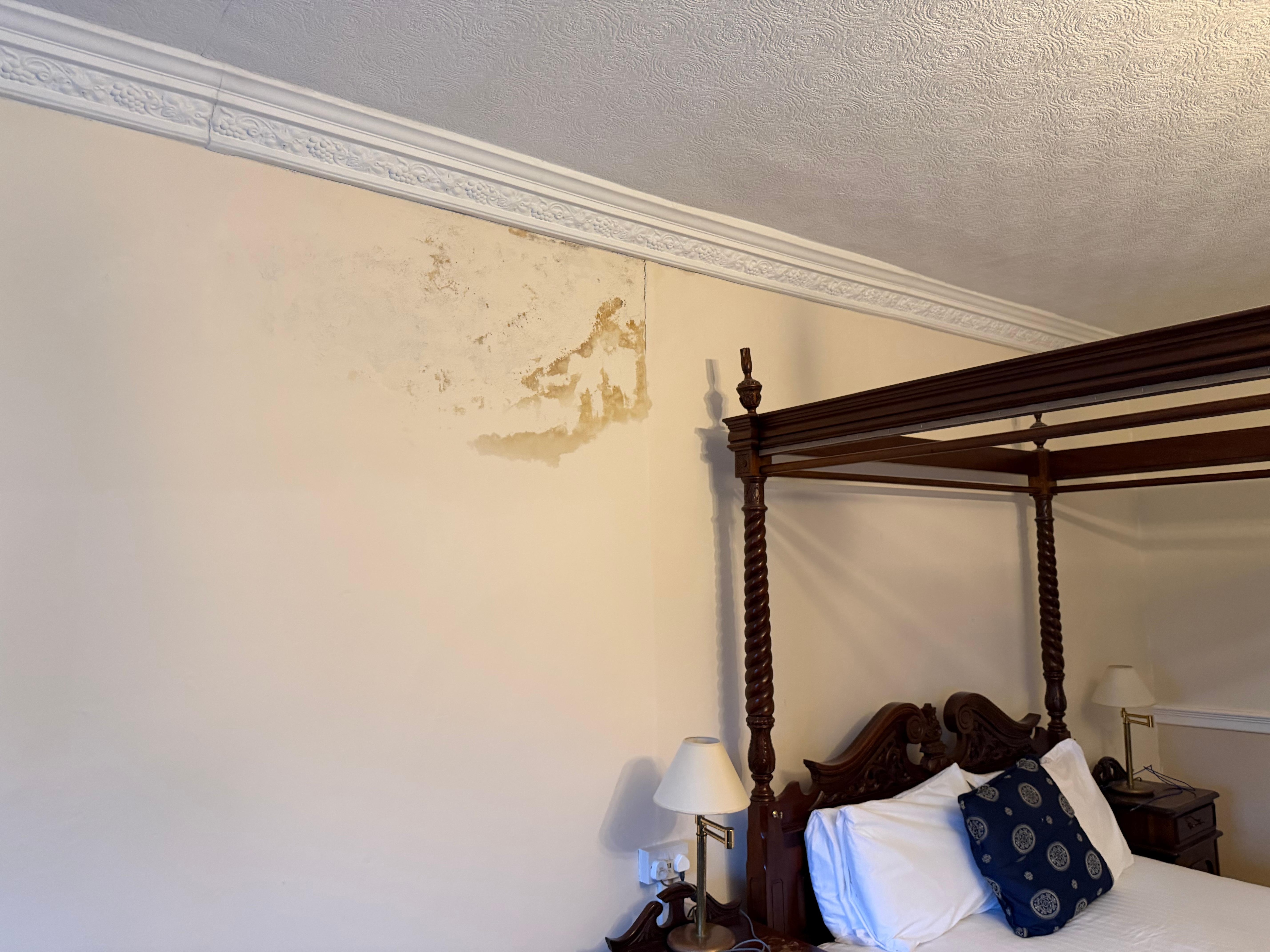 Damp patches on walls