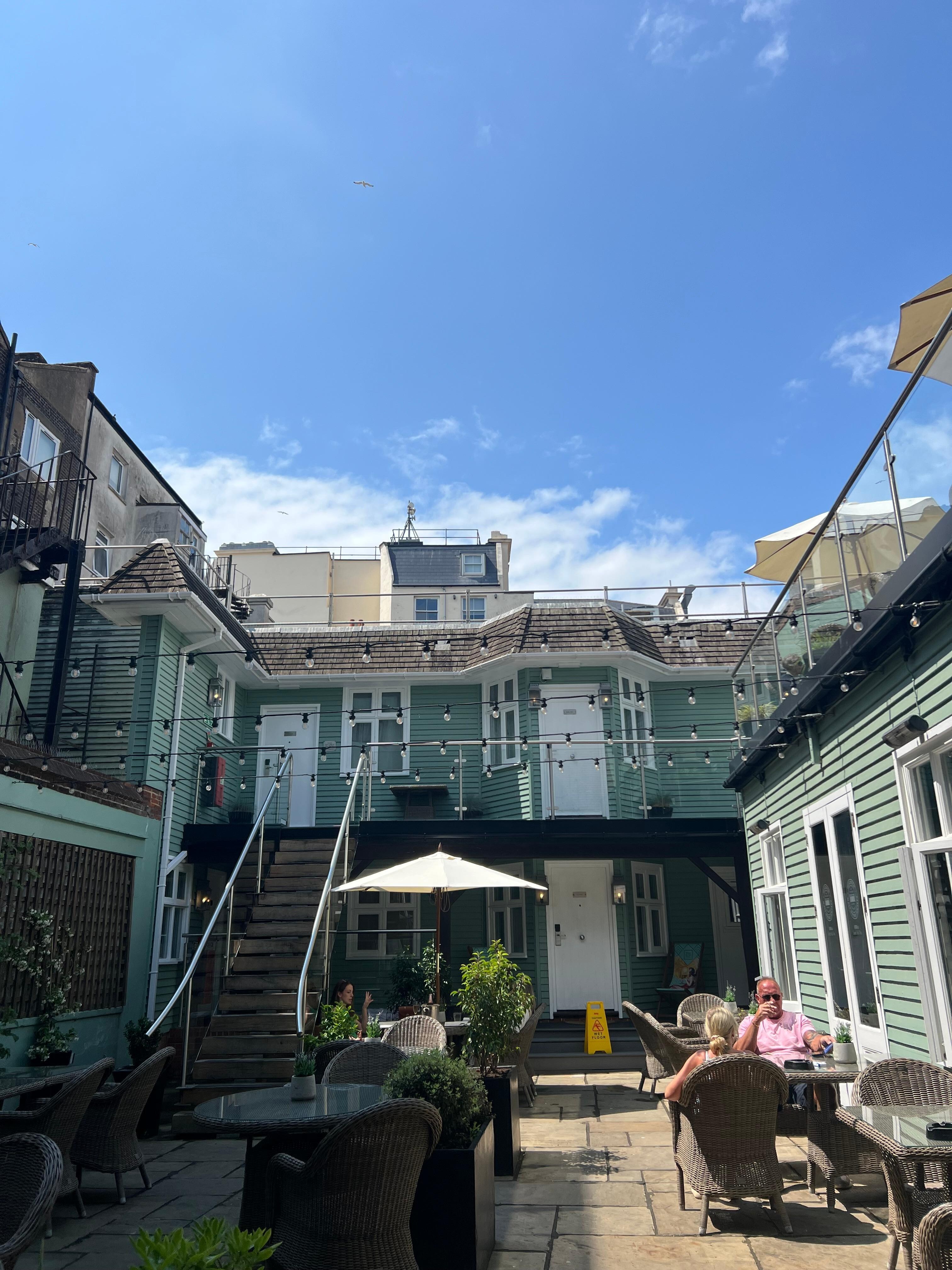 Hotel courtyard/entrance