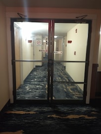 Chained off unless you were sleeping in a room there