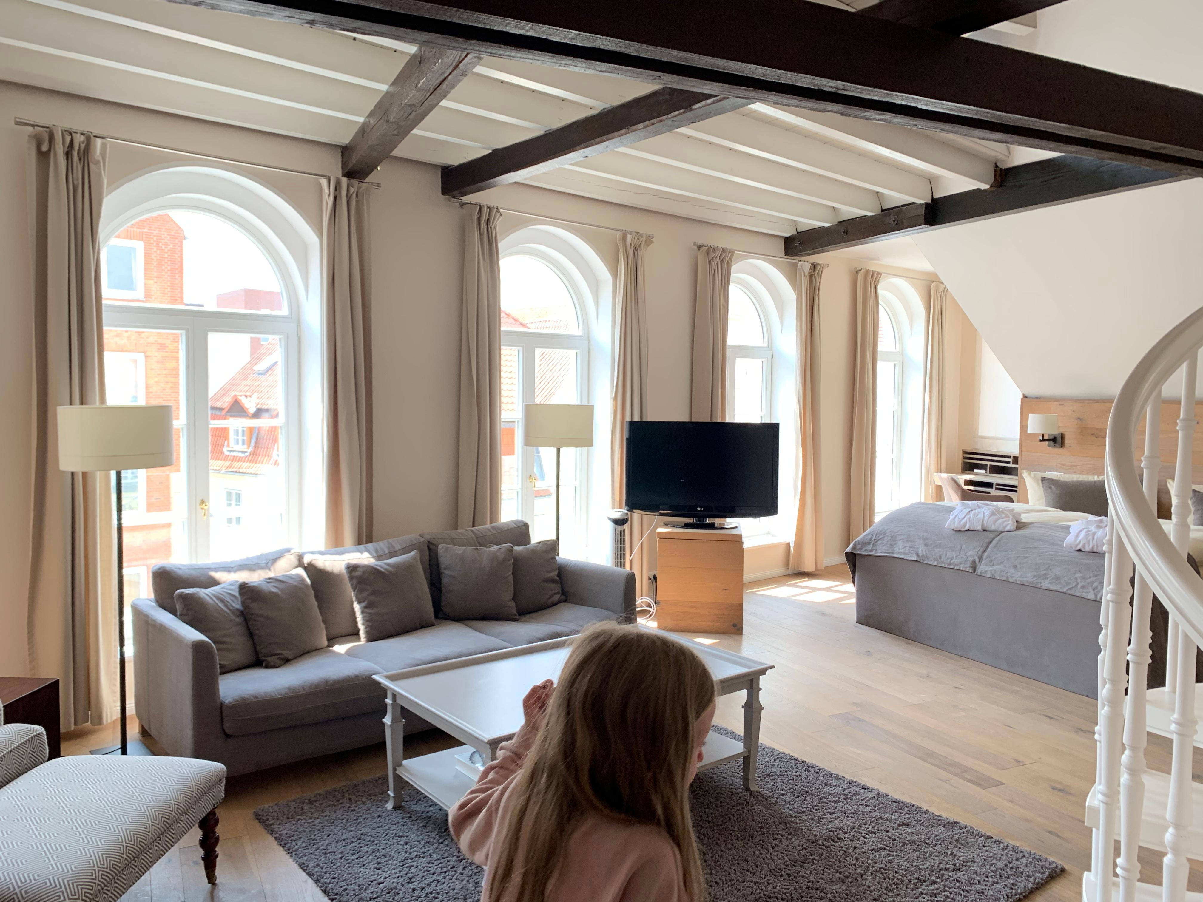Grass Suite, with a second bedroom on the etage floor.