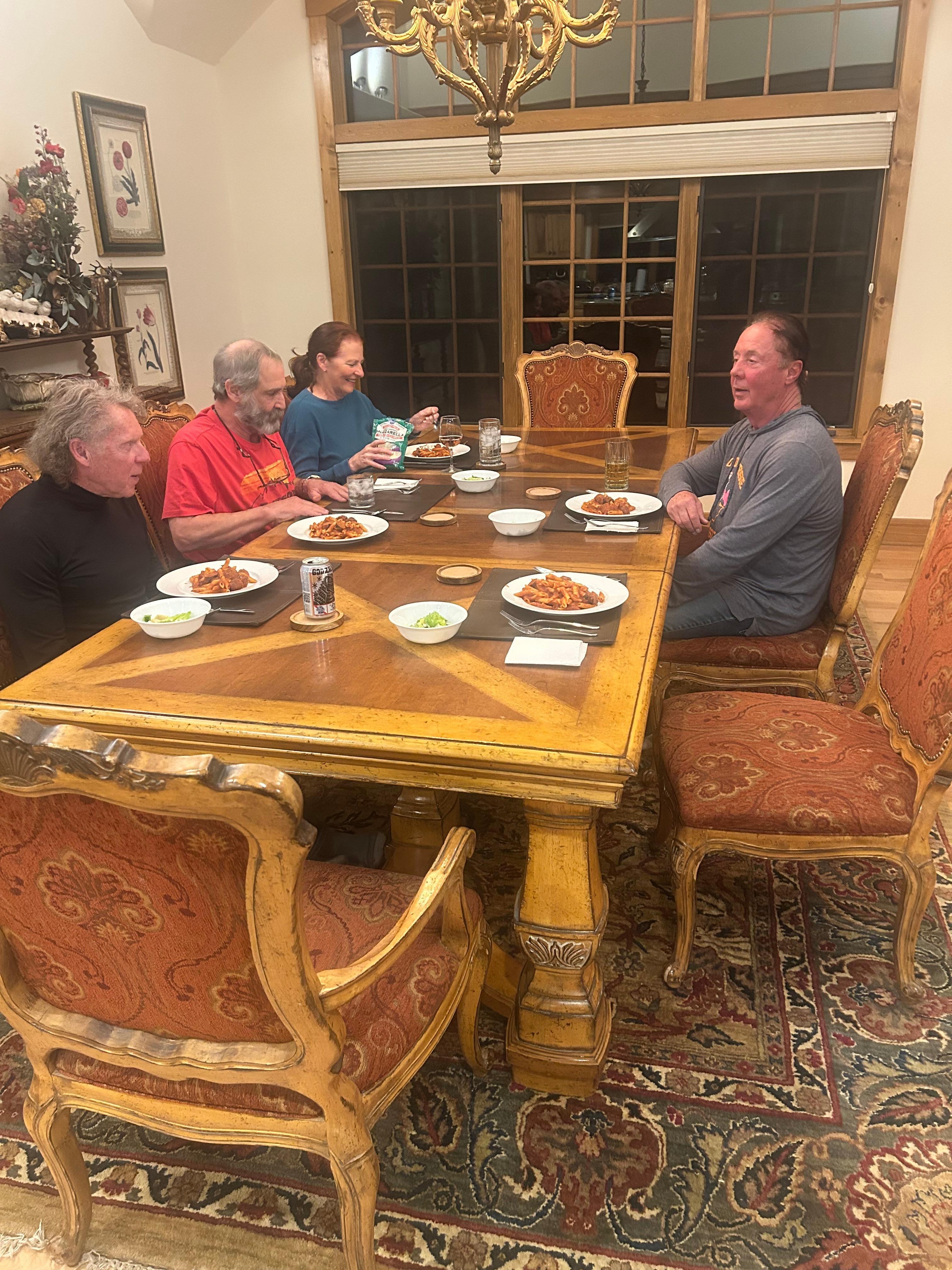 Large dining room table