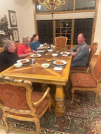 Large dining room table