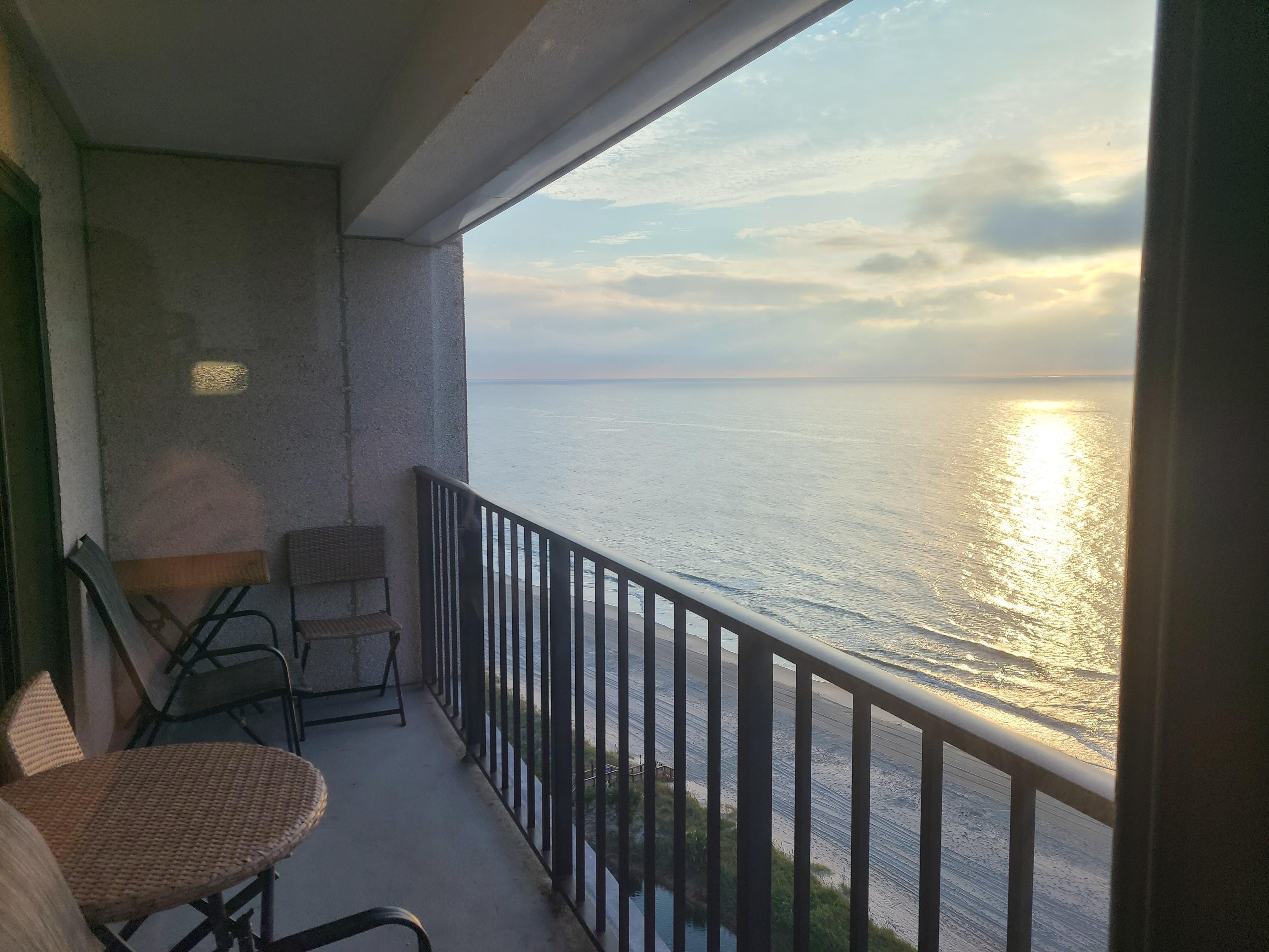 View from the balcony