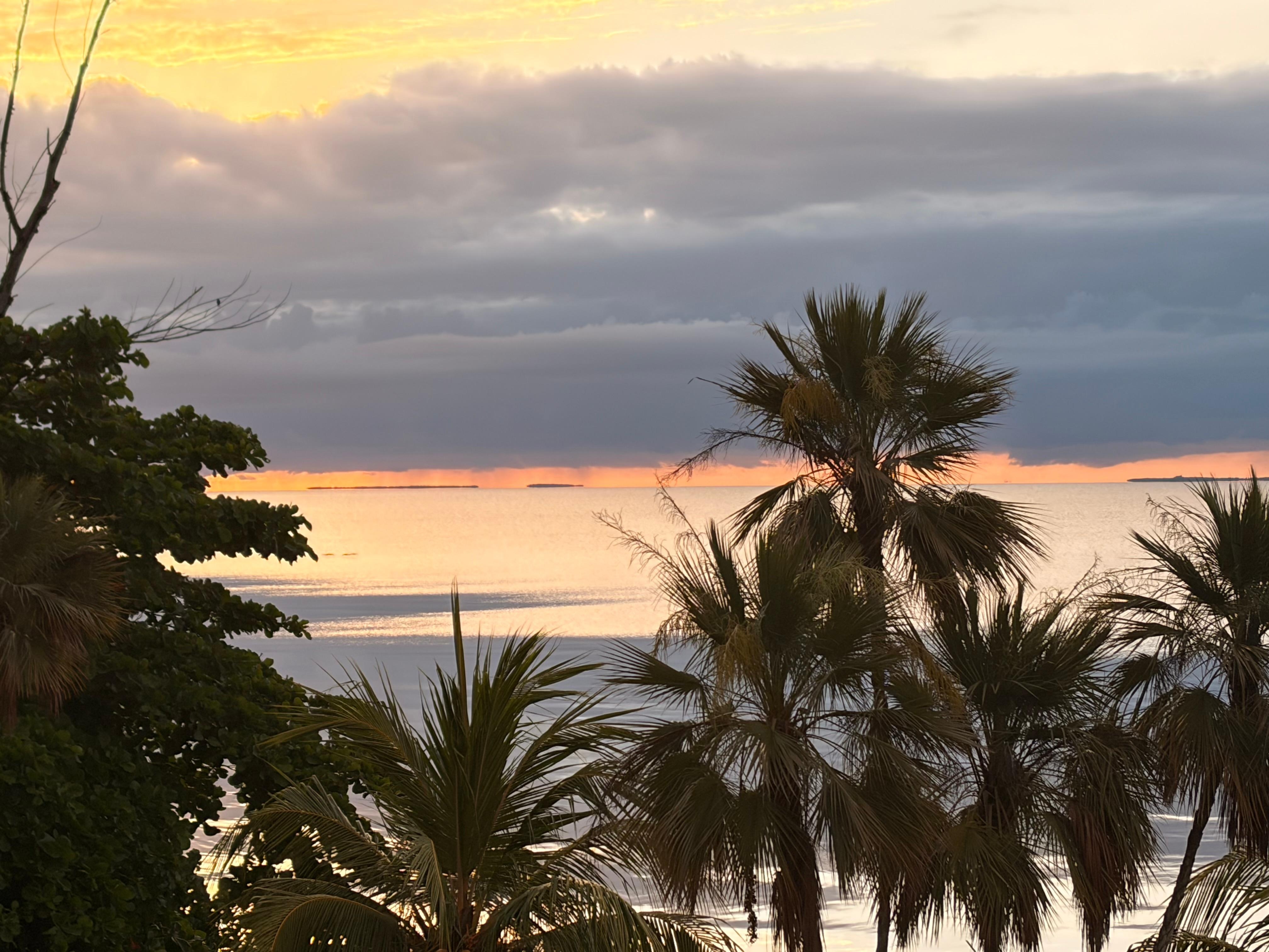 Sunrise from balcony 