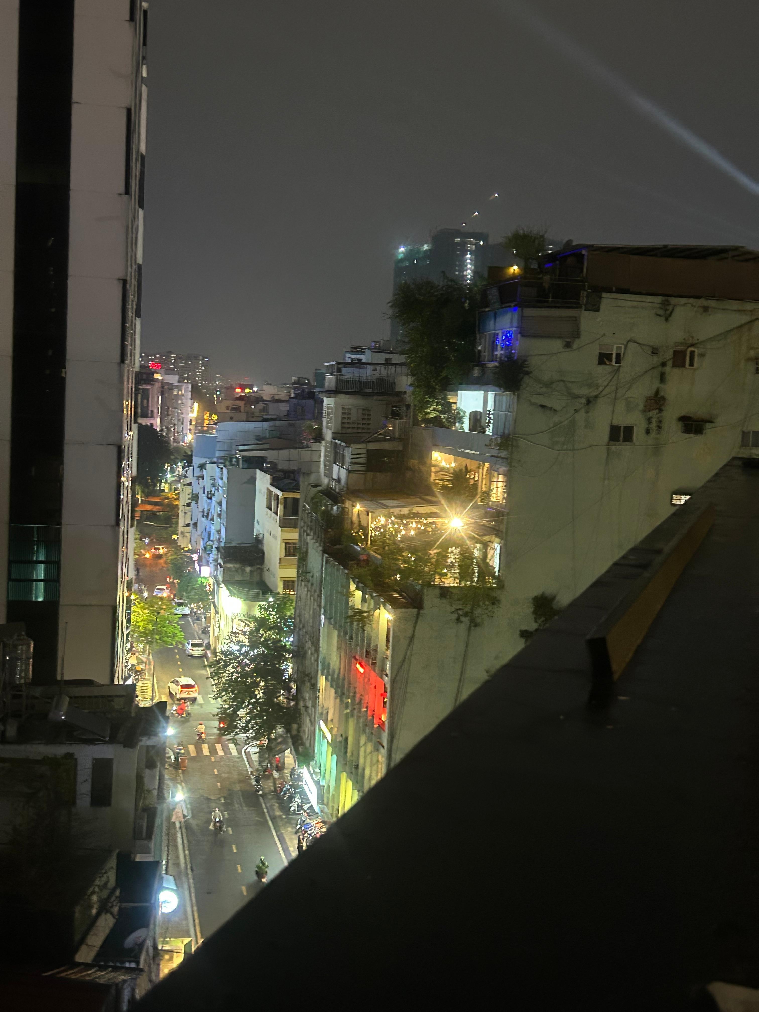 Rooftop at night 