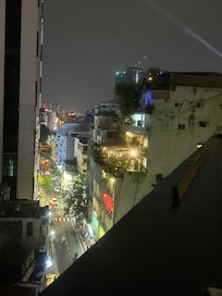 Rooftop at night