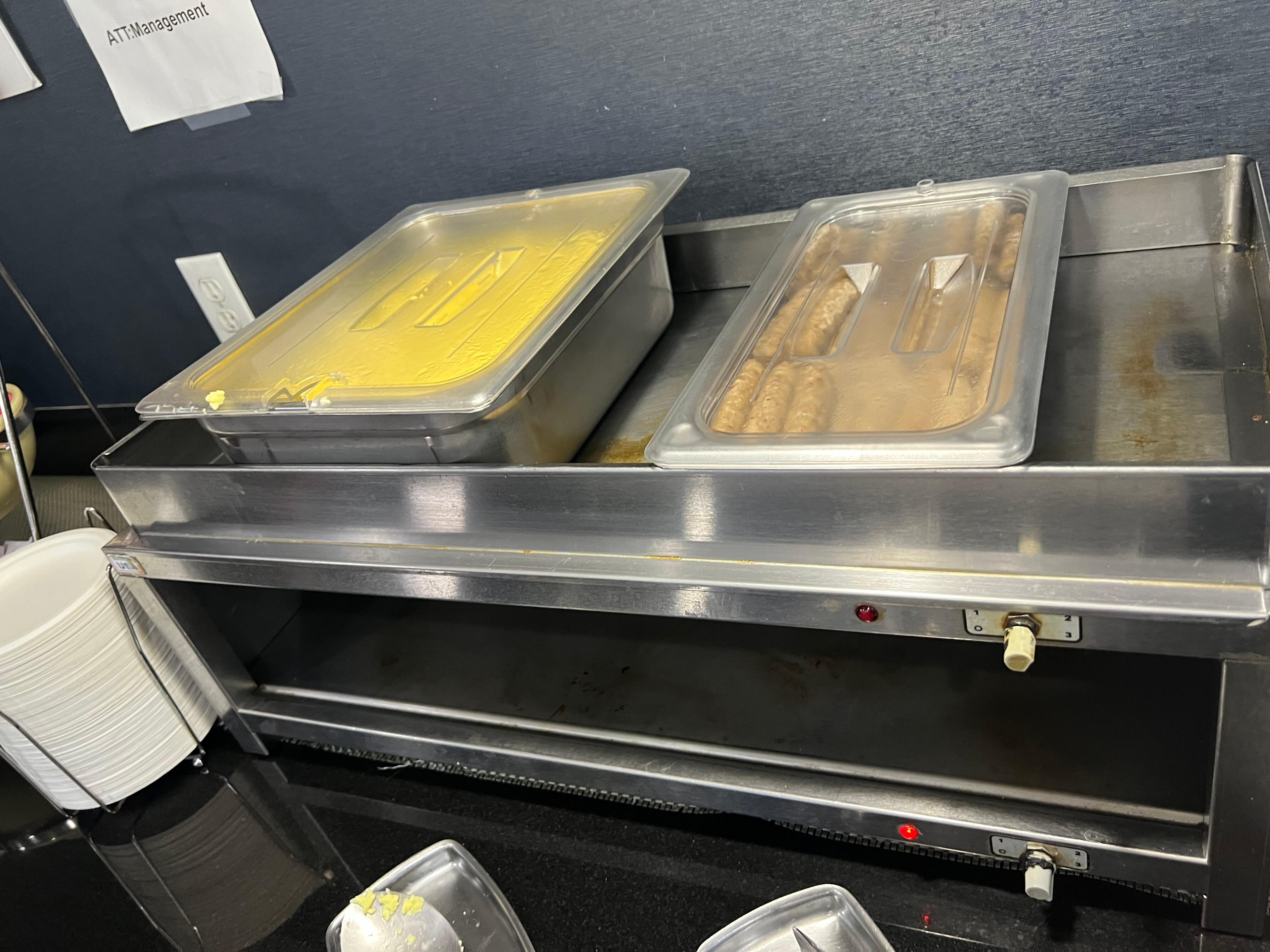Hot breakfast bar was a positive