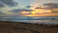 Sunrise at the beach, a short walk