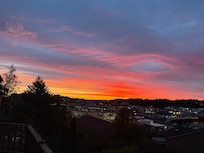 Morning view from the deck.