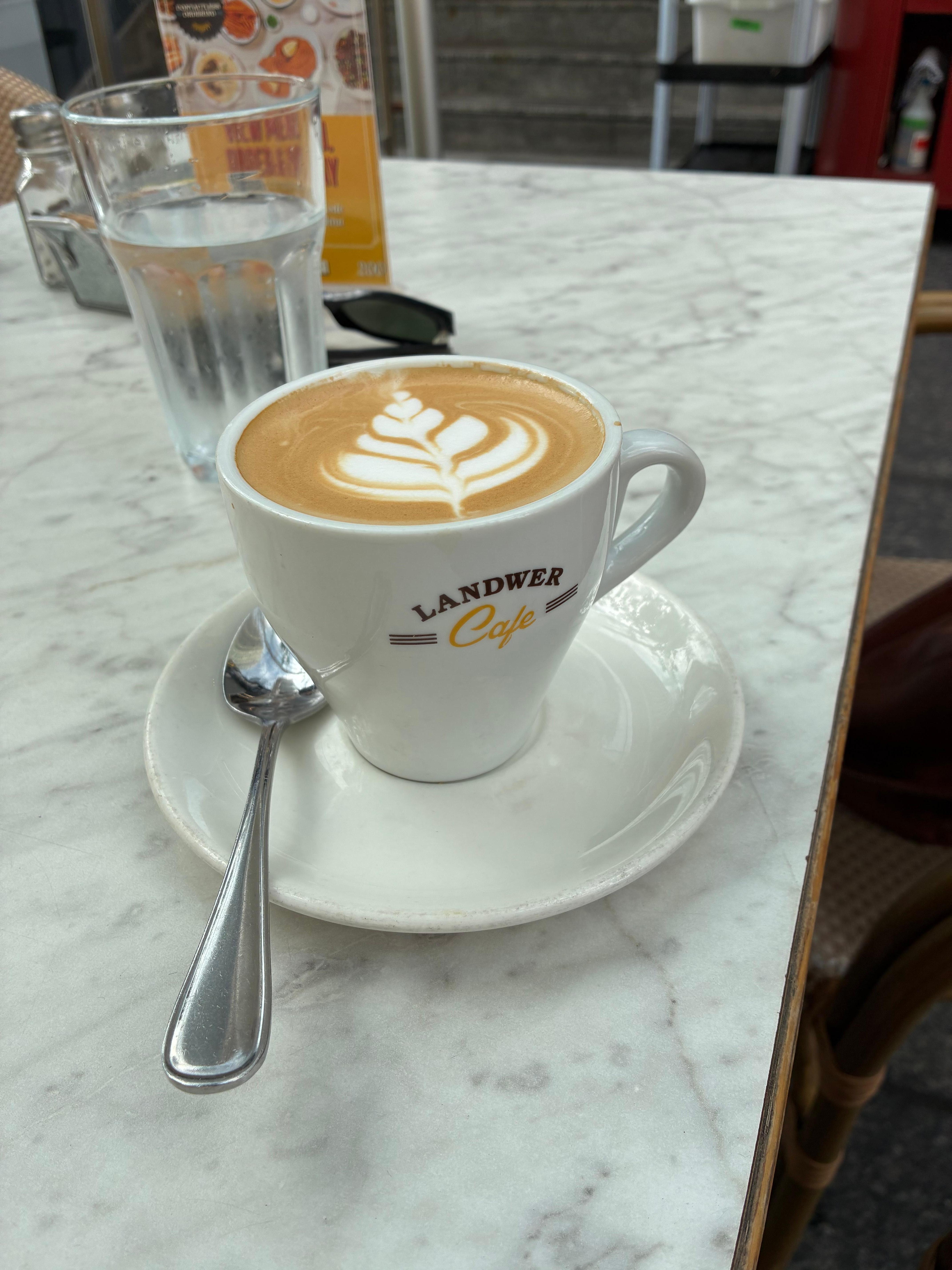 Staff recommended Cafe Landwer for breakfast. Coffee was excellent!